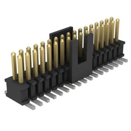 Samtec Konektor PCB, řada: FTSH, Deska-deska, počet kontaktů: 28, počet řad: 2, rozteč: 1.27 mm, orientace těla: