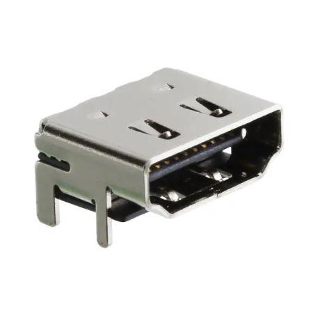 Samtec Konektor HDMI, číslo řady: HDMR, Standard Vnitřní, počet kontaktů: 19, orientace těla: Rovný, 40V