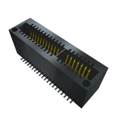 Samtec Hranový konektor, řada: MEC1, rozteč: 1 mm Vnitřní, počet kontaktů: 100, počet řad: 2, orientace těla: Svislé,