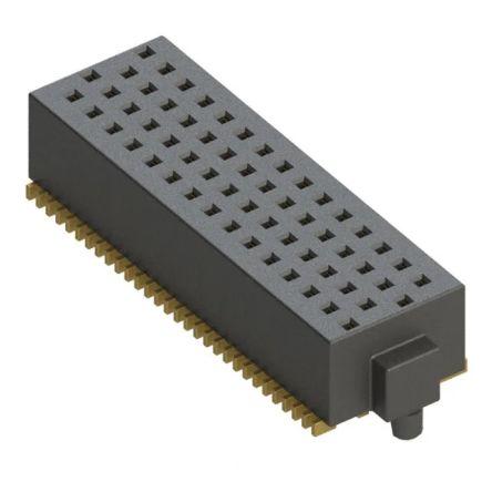 Patice PCB, řada: SOLC, orientace těla: Rovný, rozteč: 1.27 mm Deska-deska, počet kontaktů: 30, počet řad: 4, Povrch