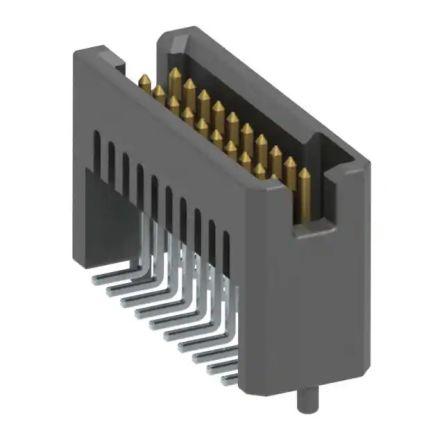 Samtec Konektor PCB, řada: TFM, Deska-deska, počet kontaktů: 20, počet řad: 2, rozteč: 1.27 mm, orientace těla: Svislé,