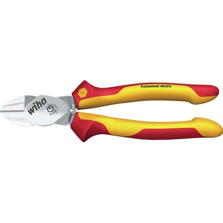 Boční řezačka Splňuje normu VDE/1000V, celková délka: 200mm, Bimetal kapacita řezání 3 mm, číslo modelu: 38191 Wiha