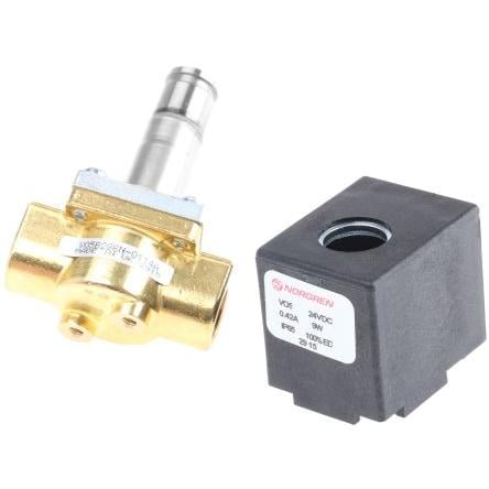 Pneumatický solenoidový ventil 2/2 běžně uzavřený, řada: V05 G Elektromagnetický/pružina, max. průtok: 260L/min Norgren