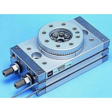Pneumatický otočný aktuátor EMSQB50A, řada: MSQ, max. tlak: 1 Mpa SMC 190 °, vývrt: 25mm