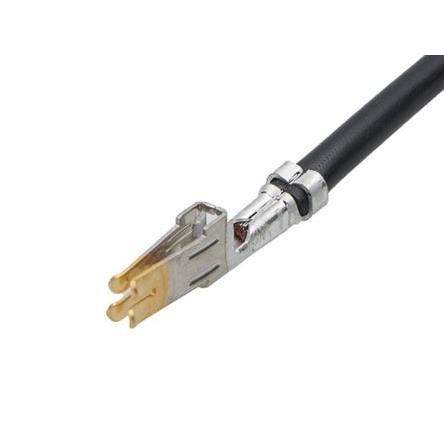Molex Předkrimpovaný kabel Zásuvkový předlisovaný vodič, řada: Mini-Fit Sr Odbočný vodič, délka kabelu: 150 mm Černá