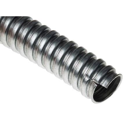 Adaptaflex Instalační trubka Šedá 20 mm Bez povrchové vrstvy Pozinkovaná ocel, IP40 10 m min. R ohybu 45 mm