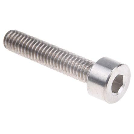 RS PRO Šroub s vnitřním šestihranem, Lesklý zinek, Titan hlavice Vnitřní šestihran, M4, M4, délka: 20 mm