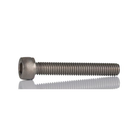 RS PRO Šroub s vnitřním šestihranem hlavice Vnitřní šestihran, M6, M6, délka: 40 mm