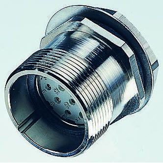 Lapp Zásuvka DIN, řada: EPIC, počet kontaktů: 16, velikost: Standard, 1.5kV, orientace těla: Rovný, IP65 7.5A, formát