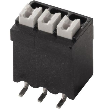 Weidmüller Svorkovnice PCB, řada: LSF, rozteč: 3.5 mm, počet řad: 1, počet kontaktů: 6, orientace těla: 180°, Černá