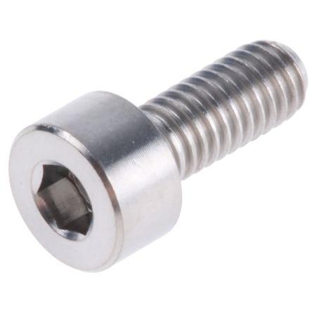 RS PRO Šroub s vnitřním šestihranem hlavice Vnitřní šestihran, M4, M4, délka: 10 mm