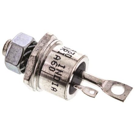Vishay Tyristor SCR VS-50RIA60 100 mA 50 A 600 V 1.49 kA, TO-65, počet kolíků: 2 kolíkový 1.6 V