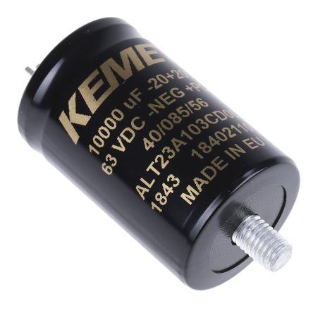 Kondenzátor, řada: ALT23 10000 μF ±20 % ALT23A103CD063 63V dc, Šroubová svorka KEMET