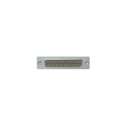 CONEC Konektor PCB D-Sub, řada: 16K1IIUA/16K1IKWA, počet kontaktů: 25, orientace těla: Rovný 2.77 mm, Průchozí otvor