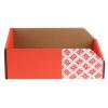 Skladovací zásobník barva Červená Lepenka 100 mm x 200 mm x 300 mm RS PRO