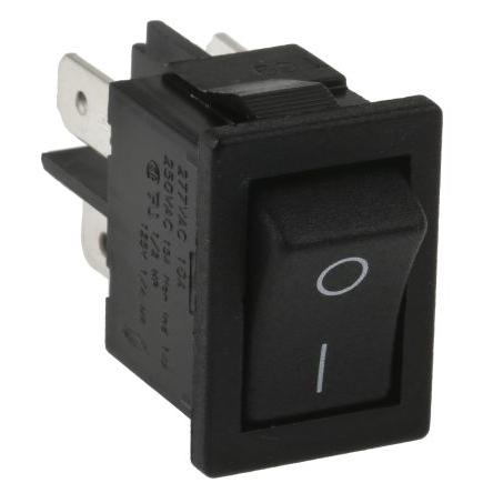Arcolectric (Bulgin) Ltd Kolébkový spínač IP66 Zap-nic-zap DPST Panel Zap-vyp 10A