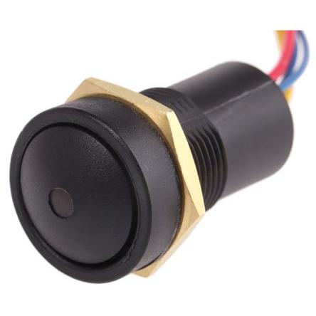ITW Switches Tlačítkový spínač, řada: 49-59 IP67 SPST Panel Okamžité Osvětlené 16 mm 10A, barva LED: Zelená 50 V dc 250
