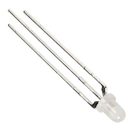 LED, řada: Multi-Colour LED 3 kolíkový Průchozí otvor 2 LED barva Červená, Zelená 617nm 2 V L-93WEGW 60 ° Kingbright 3