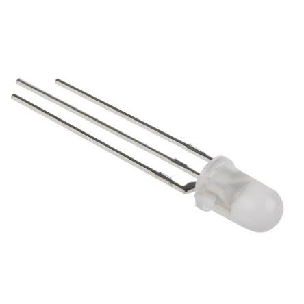 LED, řada: Multi-Colour LED 3 kolíkový Průchozí otvor 2 LED barva Červená, Zelená 568nm, 625 nm 2 V L-59EGW 60 °