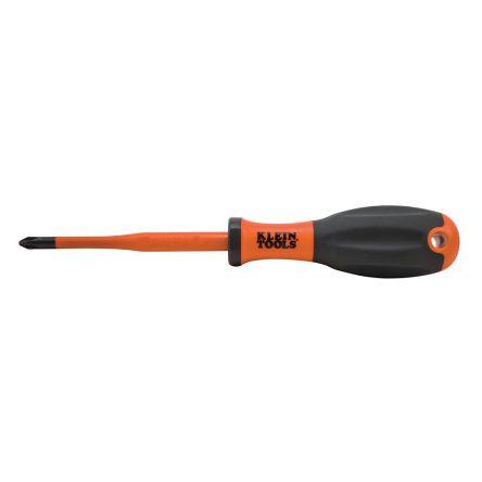 Izolovaný šroubovák, dělka lopatky: 100 mm Splňuje normu VDE/1000V Izolované hrot PH2, celková délka: 210mm Klein Tools