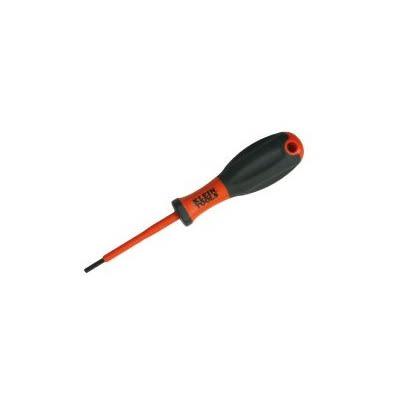Izolovaný šroubovák Splňuje normu VDE/1000V Izolované hrot 3 mm, celková délka: 175mm Klein Tools
