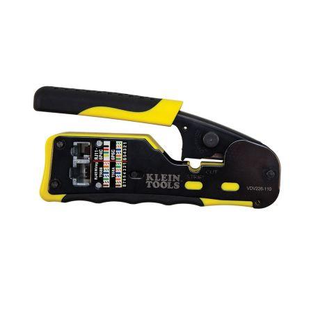 Krimpovací nástroj, řada: VDV226 Klein Tools, pro použití s: Konektory RJ11, konektory RJ12, konektory RJ45