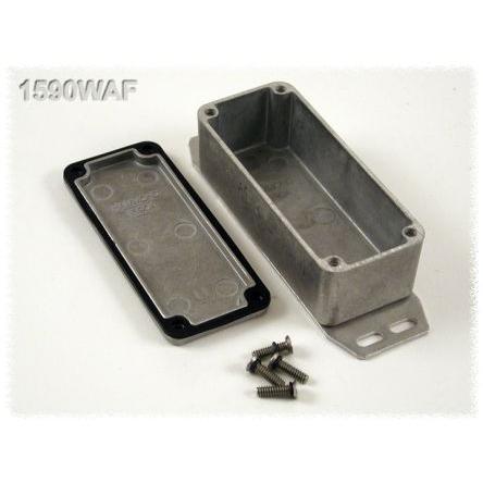 Hammond Pouzdro, řada: 1590 IP65 Stíněné S přírubou barva Černá barva Černá Odlévaný hliník 93 mm 33 mm 39 mm Silikon