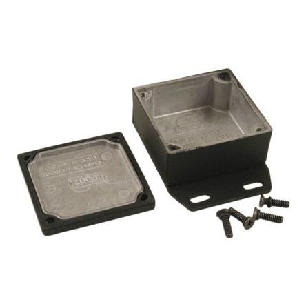 Hammond Pouzdro, řada: 1590 IP65 Stíněné S přírubou barva Černá Odlévaný hliník 51 mm 25 mm 51 mm Silikon