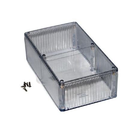 Hammond Univerzální skříň, řada: 1591 IP54 barva Průhledné barva Průhledné Polykarbonát 191 mm 56 mm 109 mm