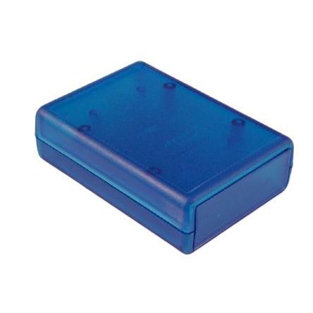 Hammond Pouzdro na přístroje, řada: 1593 IP54 ABS 28 mm barva Průhledná modrá 91 mm 66 mm