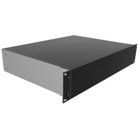 Hammond Pouzdro na přístroje, řada: RM Odvětrávaný Hliník 330 mm barva Černá 89 mm 422 mm
