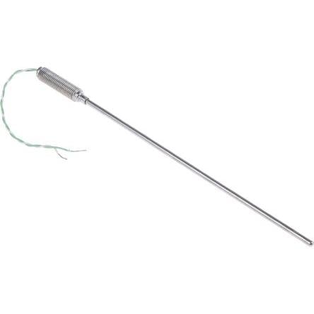 Termočlánek s minerální izolací 100 mm kabel typ K Perfluoroalkoxy, Nerezová ocel 310, Izolace ze skleněných vláken s