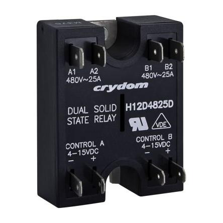 Crydom Polovodičové relé 25 A Panel 280 V D2 15V