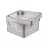 Hammond Univerzální skříň, řada: 1550Z IP66 Stíněné barva Bez nátěru, Černá IK08 Hliník 171 mm 122 mm 122 mm Silikonová