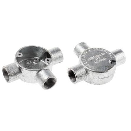 Montáž potrubí Instalační trubka Kovová jmenovitá velikost 25 mm Ocel Galvanizovaný M4 RS PRO
