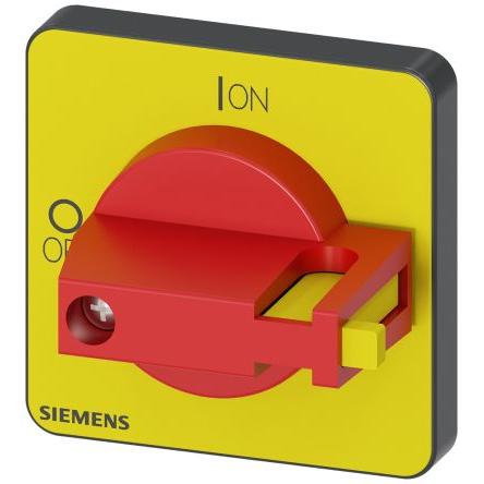 Otočná klika Červená, Žlutá, řada: SENTRON, pro použití s: 3LD3, délka: 48.4 mm Siemens