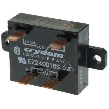 Crydom Polovodičové relé 18 A Panel 280 V EZ 15V dc