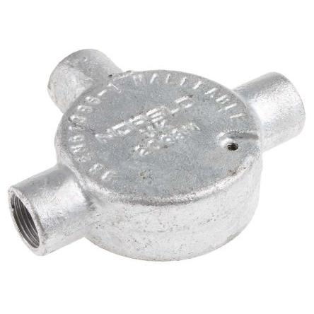 Montáž potrubí Instalační trubka Černá jmenovitá velikost 20 mm Ocel Galvanizovaný M4 RS PRO