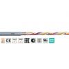 Datový kabel, řada: chainflex CF240 8žilový 0.25mm² 23 AWG Polyvinylchlorid plášť Igus Stíněný 100 m, Šedá