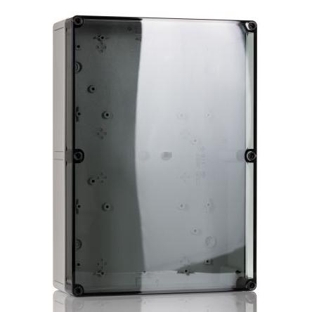 Rittal Nástěnná krabice, řada: PK IP66 Plastové RAL 7035 360 mm Průhledné dveře 254 mm 111 mm