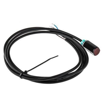 Pepperl + Fuchs Fotoelektrický snímač, řada: GLV18 LED Válcový Závit M18, výstup: PnP Retroreflexní IP67