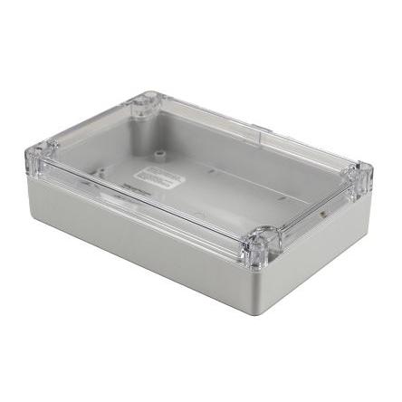 Hammond Pouzdro, řada: 1554 IP68 barva Světle šedá barva Čirá Polykarbonát 180.3 mm 45.7 mm 119.4 mm Silikon