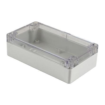 Hammond Pouzdro, řada: 1554 IP68 barva Světle šedá barva Čirá Polykarbonát 160 mm 45.7 mm 88.9 mm Silikon