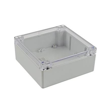 Hammond Pouzdro, řada: 1554 IP68 barva Šedá barva Čirá Polykarbonát 140 mm 59.9 mm 140 mm Silikon