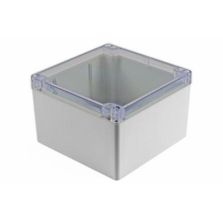 Hammond Pouzdro, řada: 1554 IP68 barva Světle šedá barva Čirá Polykarbonát 140 mm 89.9 mm 140 mm Silikon