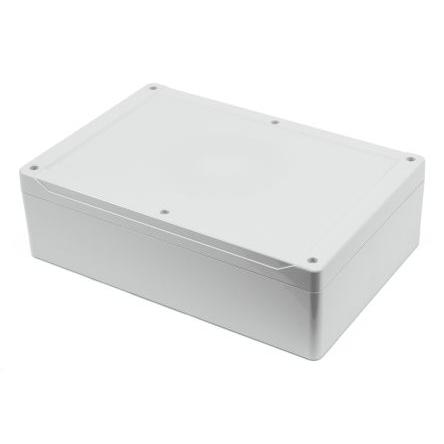 Hammond Pouzdro, řada: 1555 IP66 barva Světle šedá barva Šedá ABS 300 mm 89.9 mm 199.9 mm Silikon