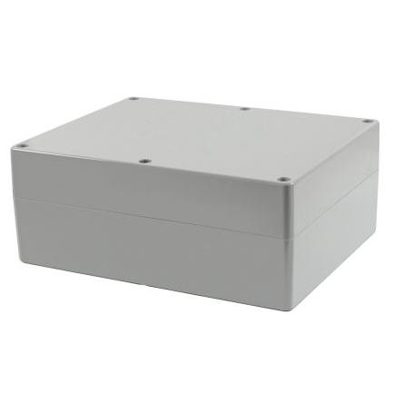 Hammond Pouzdro, řada: 1555 IP66 barva Světle šedá barva Šedá ABS 300 mm 120 mm 240 mm Silikon