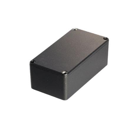 Hammond Pouzdro, řada: 1590 IP56 barva Černá barva Černá Odlévaný hliník 112 mm 60 mm 42 mm Silikon