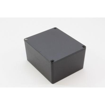 Hammond Pouzdro, řada: 1590 IP54 barva Černá barva Černá Odlévaný hliník 120 mm 65 mm 100 mm Silikon