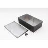 Hammond Pouzdro, řada: 1590 IP54 Ano barva Černá barva Černá Odlévaný hliník 200 mm 64 mm 120 mm Silikon